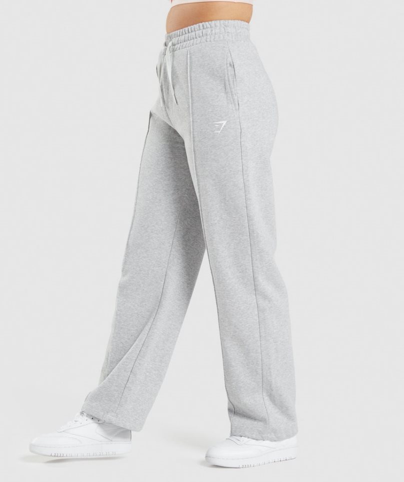 Women's Gymshark Training Straight Leg Jogger Light Grey | NZ 6YIMGK